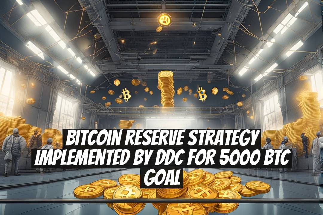 Bitcoin Reserve Strategy Implemented by DDC for 5000 BTC Goal