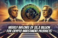 Weekly Inflows of $3.3 Billion for Crypto Investment Products