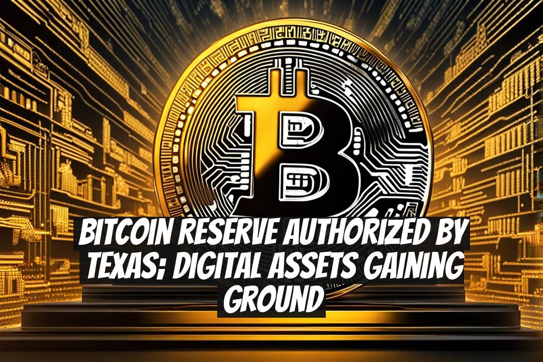 Bitcoin Reserve Authorized by Texas; Digital Assets Gaining Ground