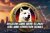 Dogecoin Gains Above $0.2420 Level Amid Correction Signals