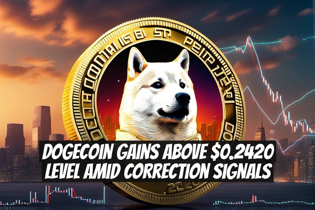 Dogecoin Gains Above $0.2420 Level Amid Correction Signals