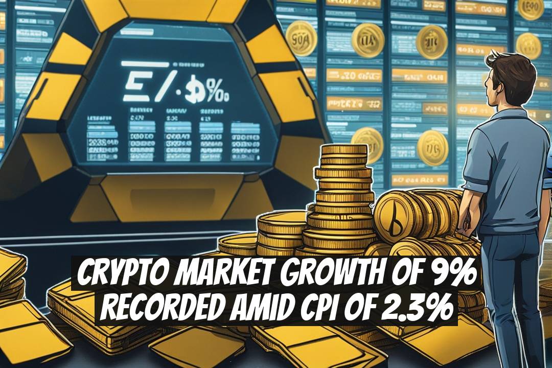 Crypto Market Growth of 9% Recorded Amid CPI of 2.3%