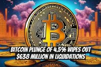 Bitcoin Plunge of 4.5% Wipes Out $638 Million in Liquidations