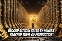 Record Bitcoin Sales by Miners Reached 115% of Production