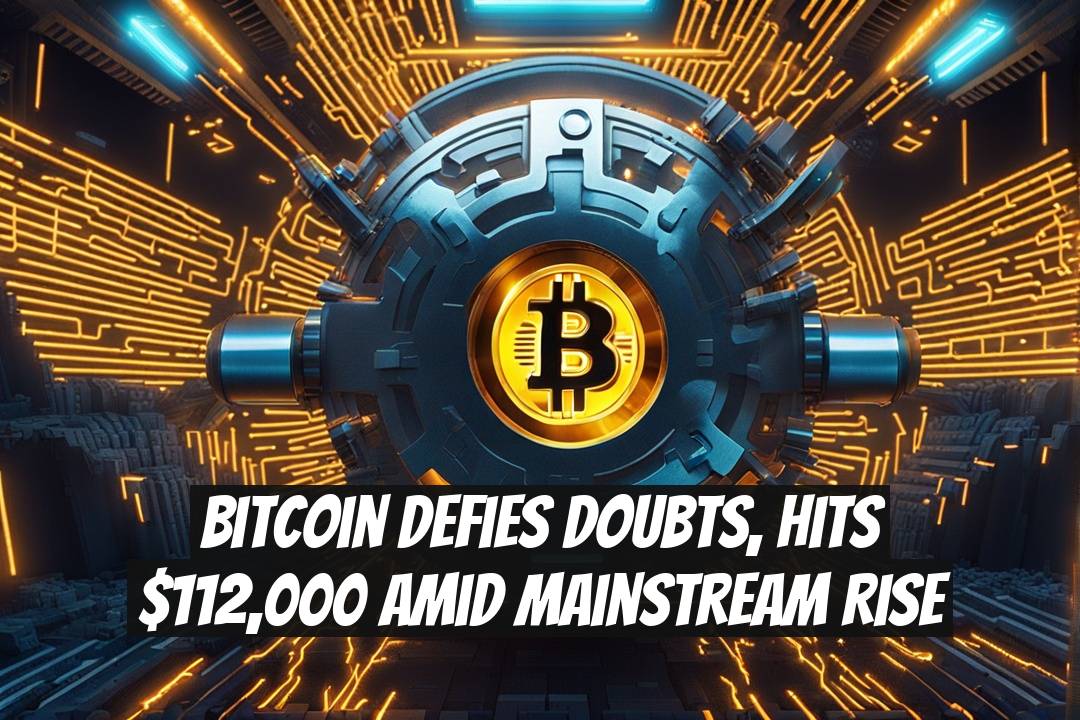 Bitcoin Defies Doubts, Hits $112,000 Amid Mainstream Rise