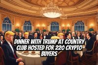 Dinner with Trump at Country Club Hosted for 220 Crypto Buyers