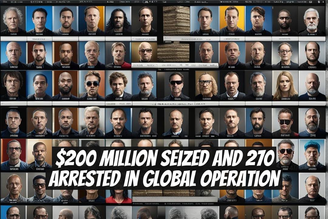 $200 Million Seized and 270 Arrested in Global Operation