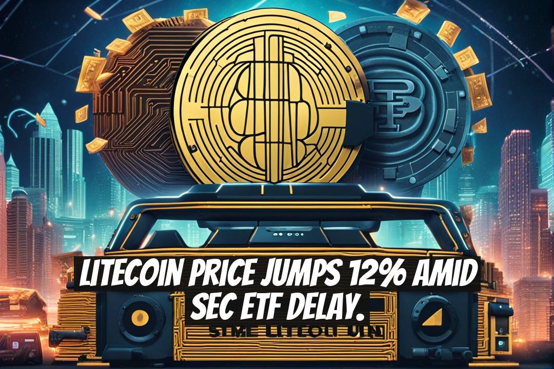 Litecoin price jumps 12% amid SEC ETF delay.