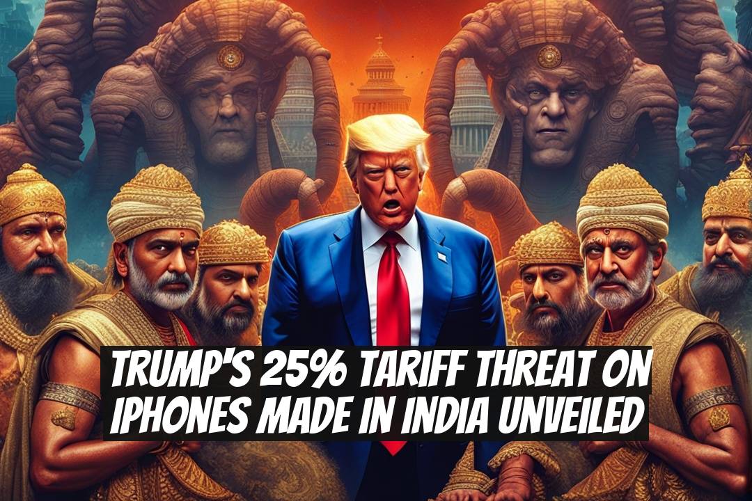 Trump's 25% Tariff Threat on iPhones Made in India Unveiled