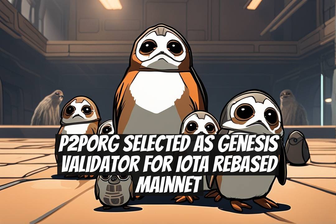 P2Porg Selected as Genesis Validator for IOTA Rebased Mainnet