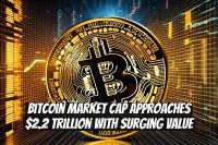 Bitcoin Market Cap Approaches $2.2 Trillion With Surging Value