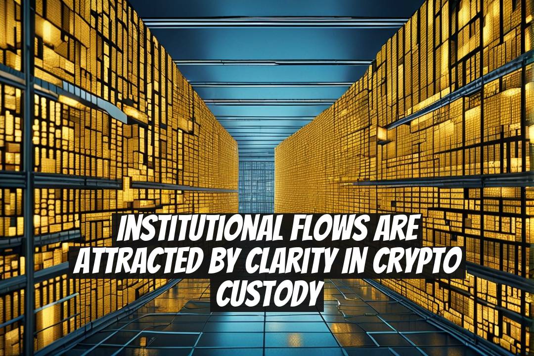Institutional Flows Are Attracted by Clarity in Crypto Custody