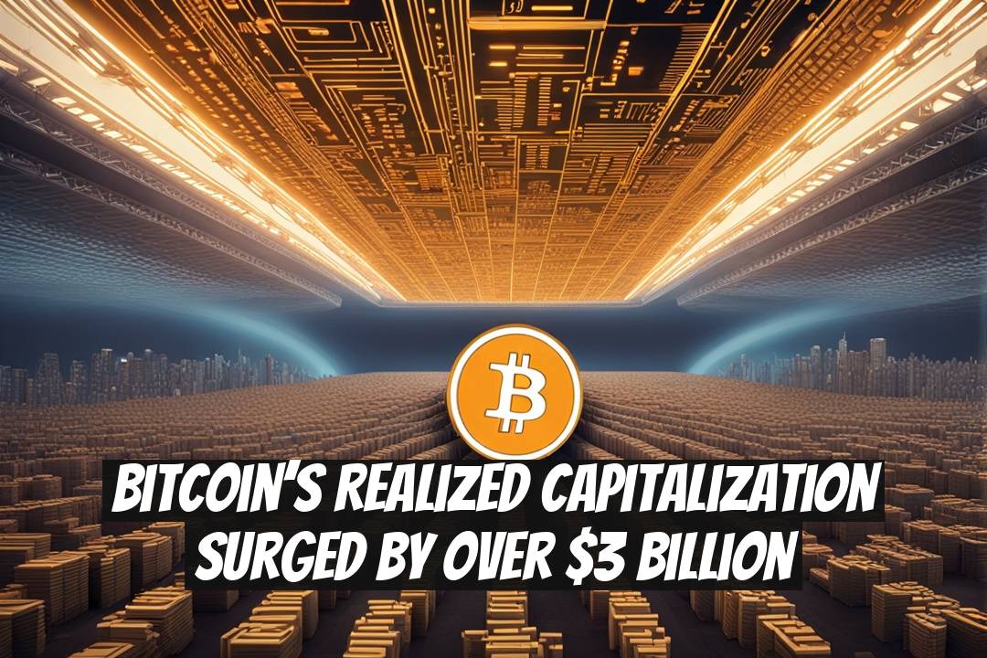 Bitcoin’s Realized Capitalization Surged by Over $3 Billion