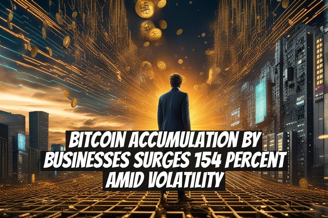 Bitcoin Accumulation by Businesses Surges 154 Percent Amid Volatility