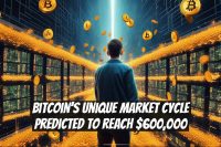 Bitcoin's Unique Market Cycle Predicted to Reach $600,000