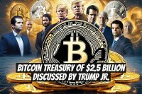 Bitcoin Treasury of $2.5 Billion Discussed by Trump Jr.