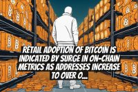 Retail Adoption of Bitcoin Is Indicated by Surge in On-Chain Metrics as Addresses Increase to Over One Million