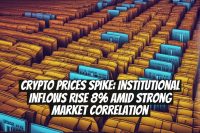 Crypto Prices Spike: Institutional Inflows Rise 8% Amid Strong Market Correlation
