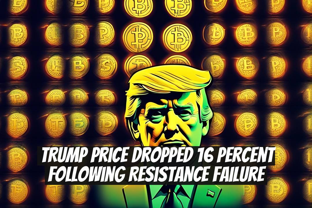 TRUMP Price Dropped 16 Percent Following Resistance Failure