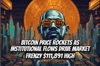 Bitcoin Price Rockets as Institutional Flows Drive Market Frenzy $111,891 High