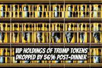 VIP Holdings of TRUMP Tokens Dropped by 56% Post-Dinner