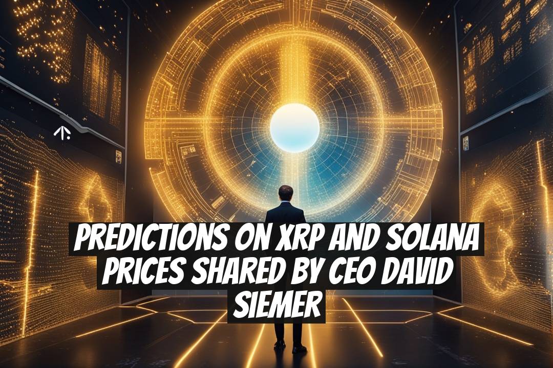 Predictions on XRP and Solana Prices Shared by CEO David Siemer