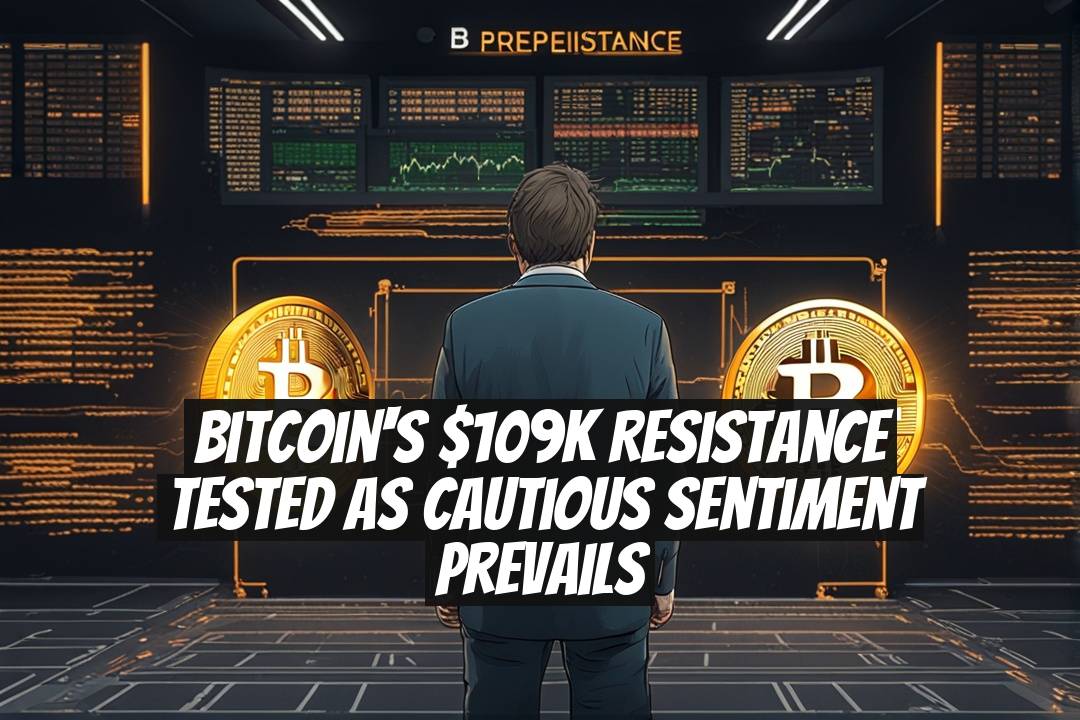 Bitcoin's $109K Resistance Tested as Cautious Sentiment Prevails