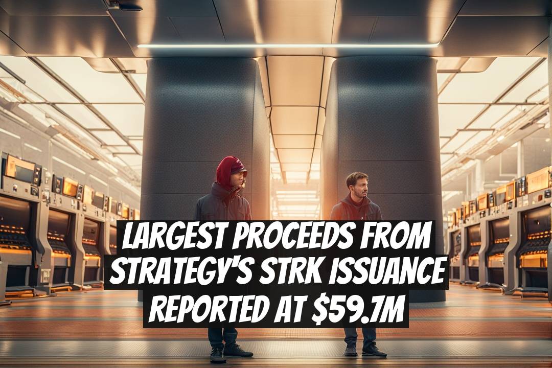 Largest Proceeds from Strategy's STRK Issuance Reported at $59.7M