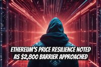 Ethereum's Price Resilience Noted as $2,800 Barrier Approached
