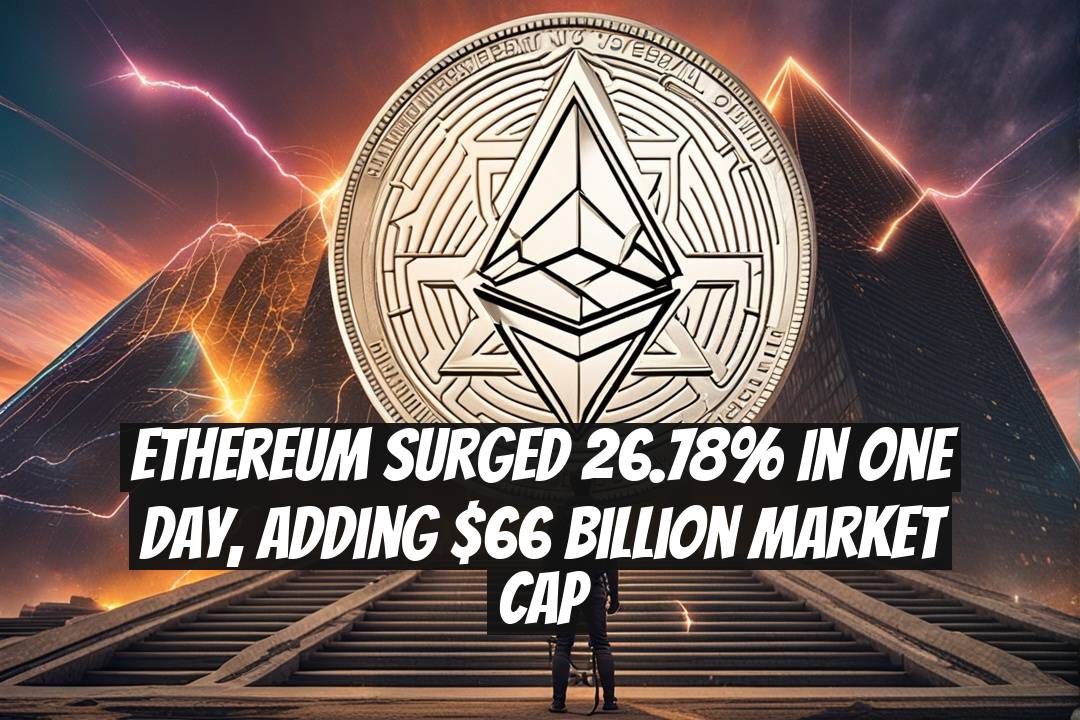 Ethereum Surged 26.78% in One Day, Adding $66 Billion Market Cap