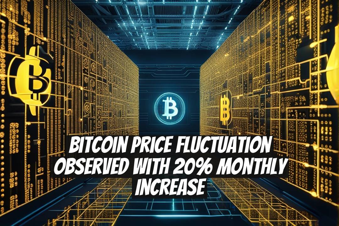 Bitcoin Price Fluctuation Observed with 20% Monthly Increase