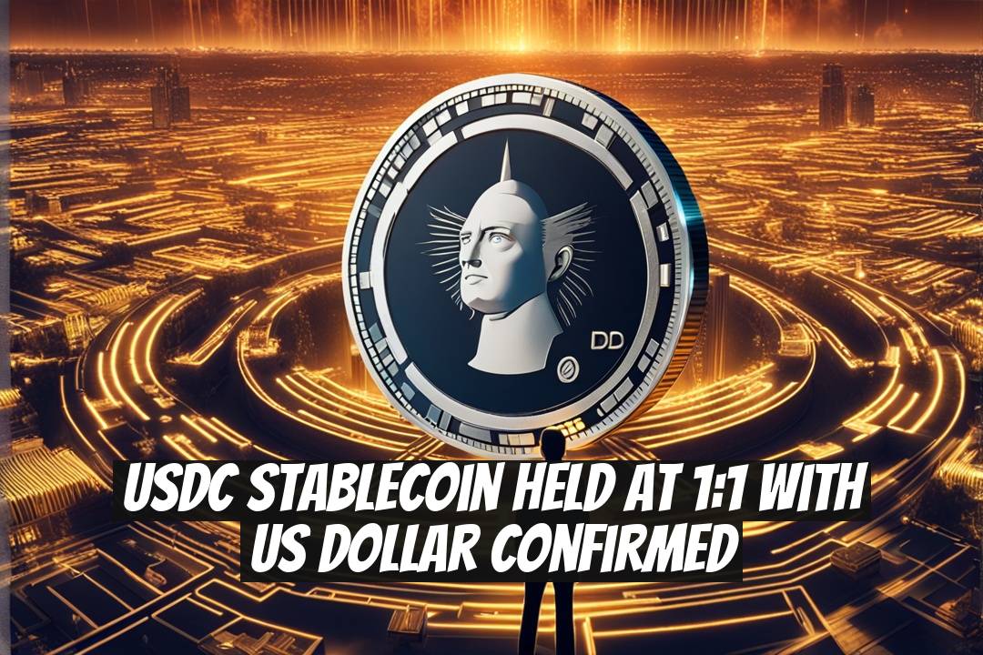 USDC Stablecoin Held at 1:1 with US Dollar Confirmed