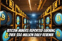 Bitcoin Miners Reported Earning Over $50 Million Daily Revenue