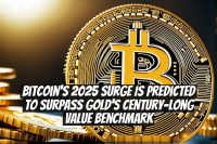 Bitcoin's 2025 Surge Is Predicted to Surpass Gold's Century-Long Value Benchmark