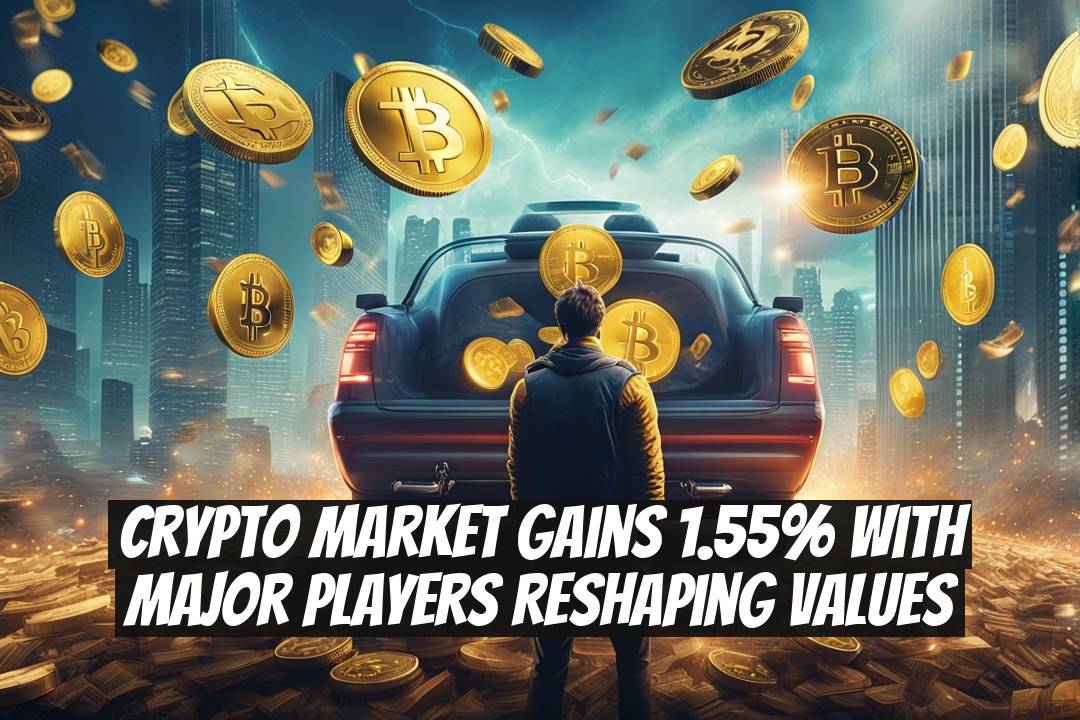 Crypto Market Gains 1.55% with Major Players Reshaping Values