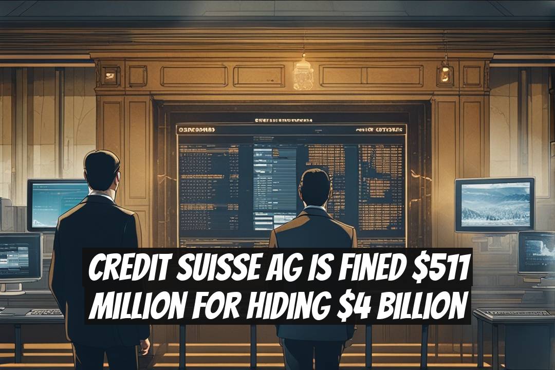 Credit Suisse AG is fined $511 million for hiding $4 billion