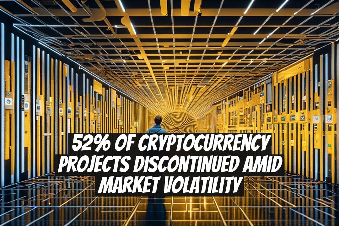52% of Cryptocurrency Projects Discontinued Amid Market Volatility