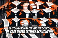 SEC's Decision on Justin Sun's Case Under Intense Scrutiny