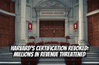 Harvard's Certification Revoked: Millions in Revenue Threatened