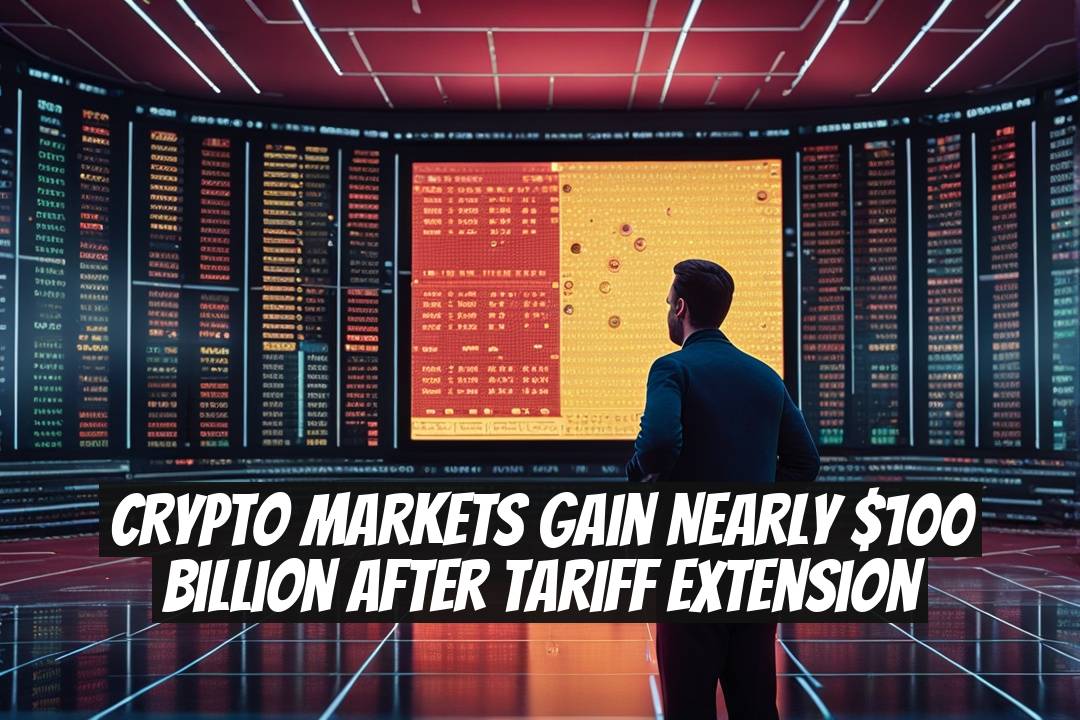 Crypto Markets Gain Nearly $100 Billion After Tariff Extension