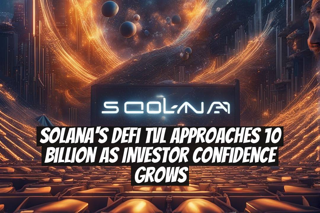 Solana's DeFi TVL Approaches 10 Billion as Investor Confidence Grows