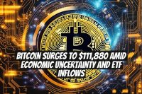 Bitcoin Surges to $111,880 Amid Economic Uncertainty and ETF Inflows