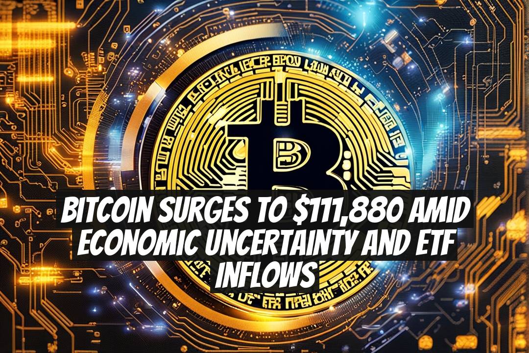 Bitcoin Surges to $111,880 Amid Economic Uncertainty and ETF Inflows