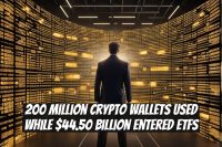 200 Million Crypto Wallets Used While $44.50 Billion Entered ETFs
