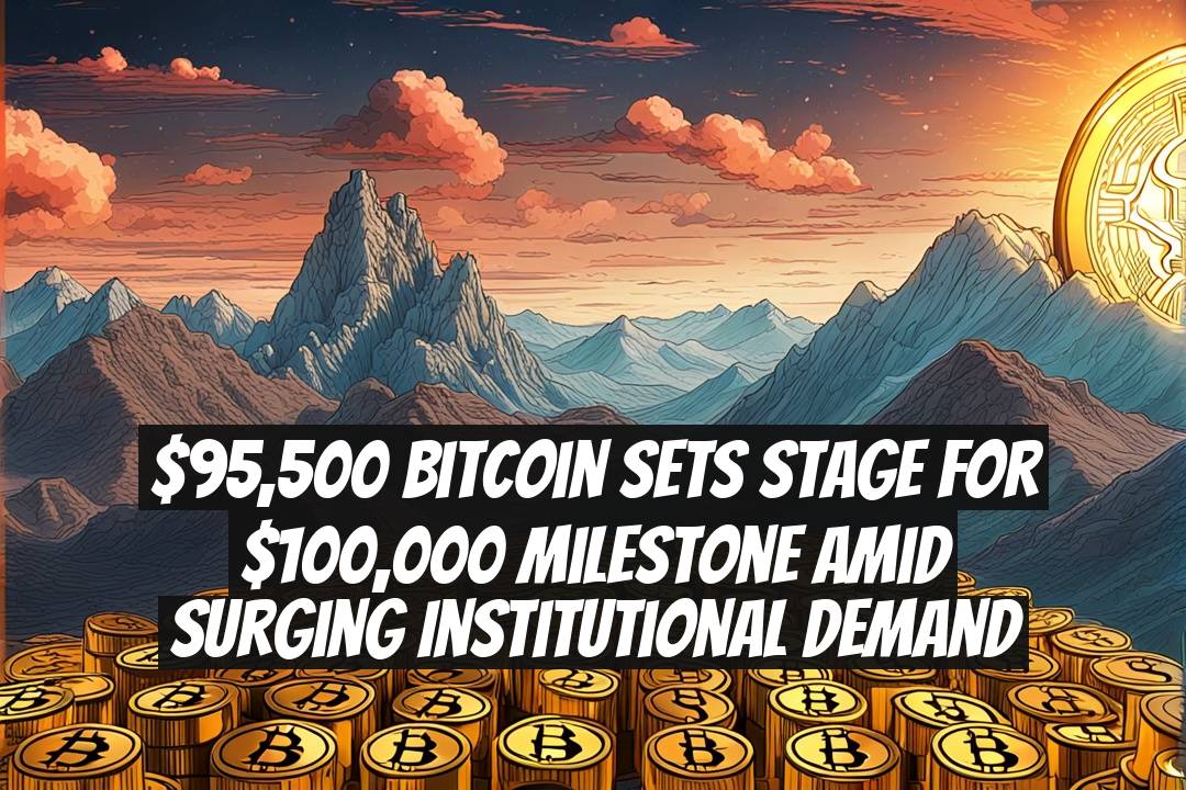 $95,500 Bitcoin Sets Stage for $100,000 Milestone Amid Surging Institutional Demand