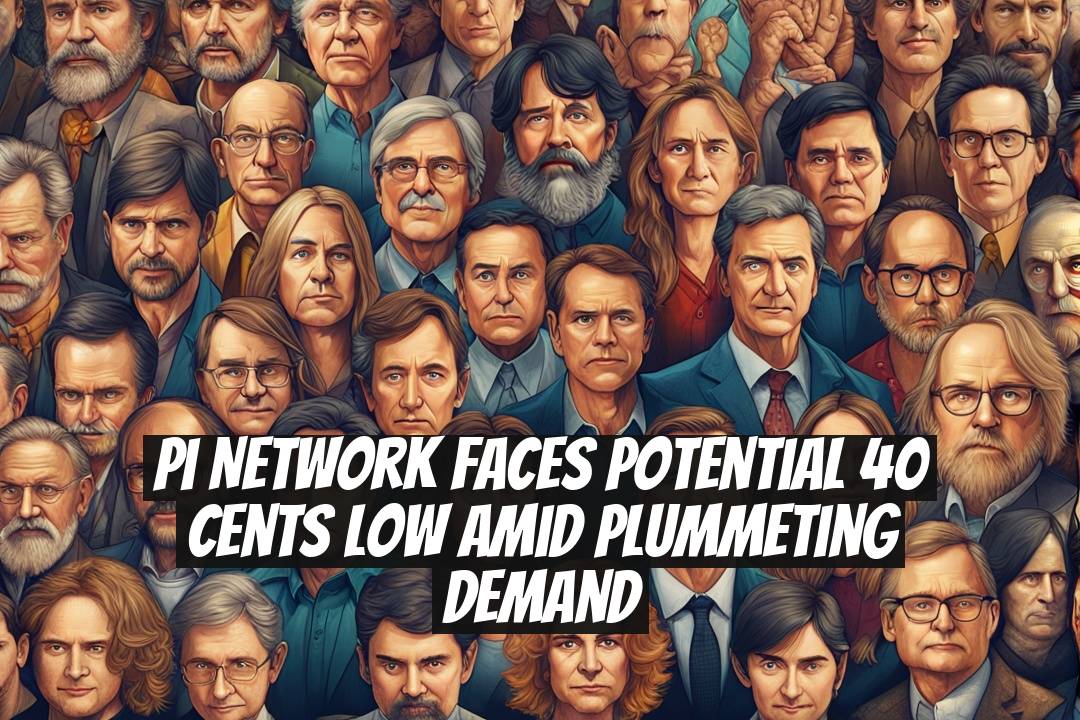Pi Network Faces Potential 40 Cents Low Amid Plummeting Demand