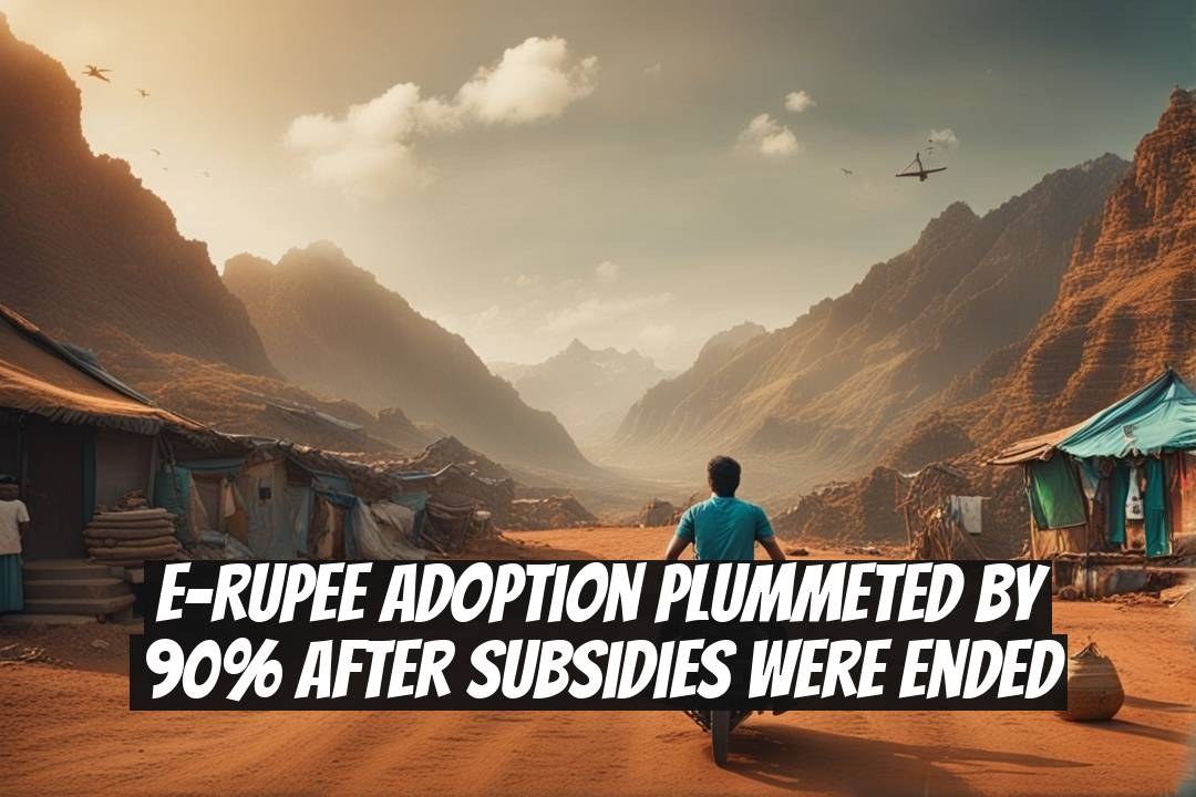 E-Rupee Adoption Plummeted by 90% After Subsidies Were Ended