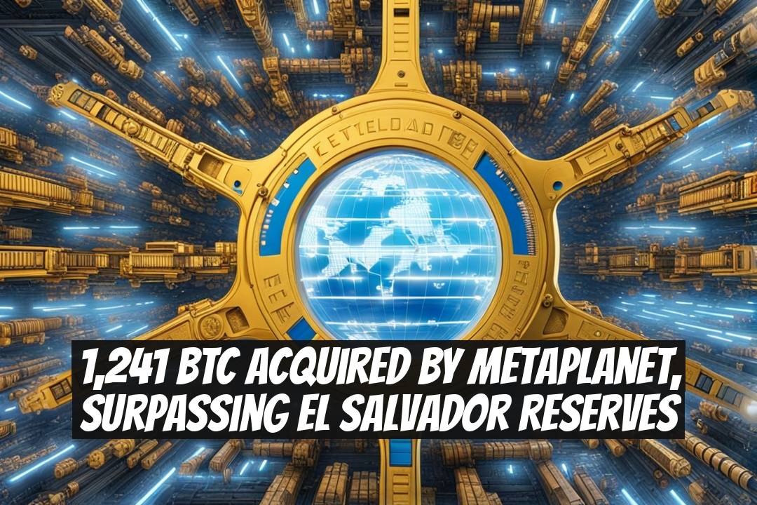 1,241 BTC Acquired by Metaplanet, Surpassing El Salvador Reserves