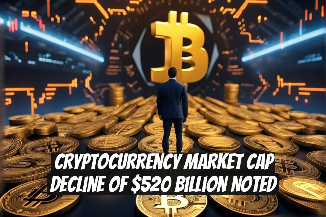Cryptocurrency Market Cap Decline of $520 Billion Noted