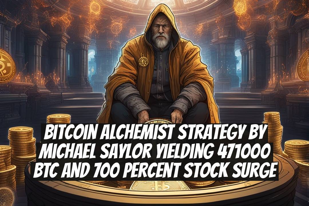 Bitcoin Alchemist Strategy By Michael Saylor Yielding 471000 BTC and 700 Percent Stock Surge
